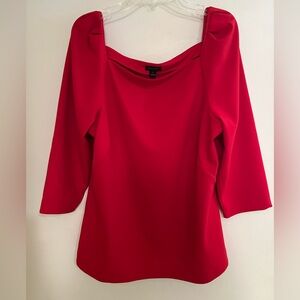 Women’s Red Ann Taylor Work Dress Top